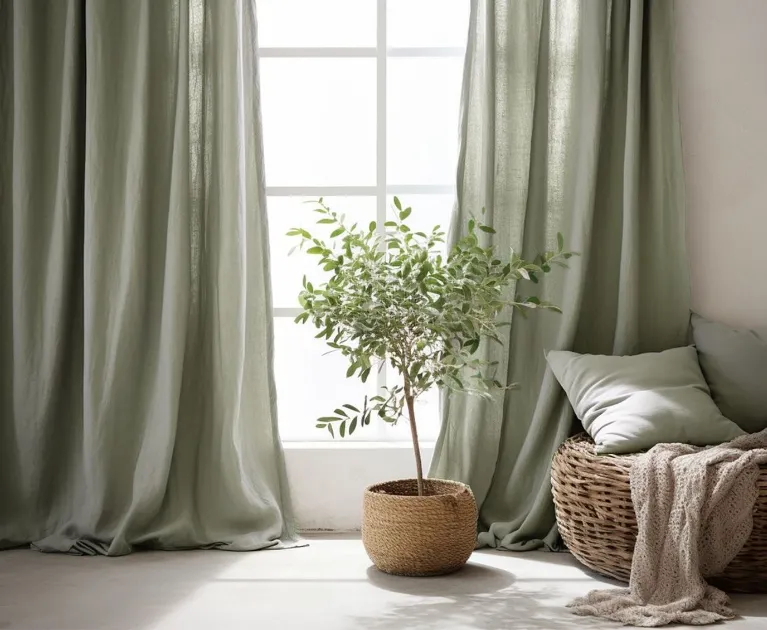 Luxury Linen curtain for Dubai Home