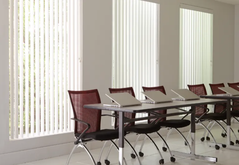 Vertical Window blinds for office meeting room
