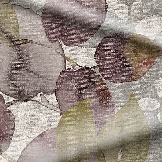 Blakely Faux Silk Merlot Curtains