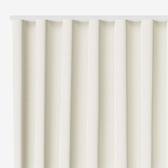 Elodie Classic White Motorized Curtains