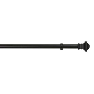 Mode Home Noosa Crown Curtain Rod – Black