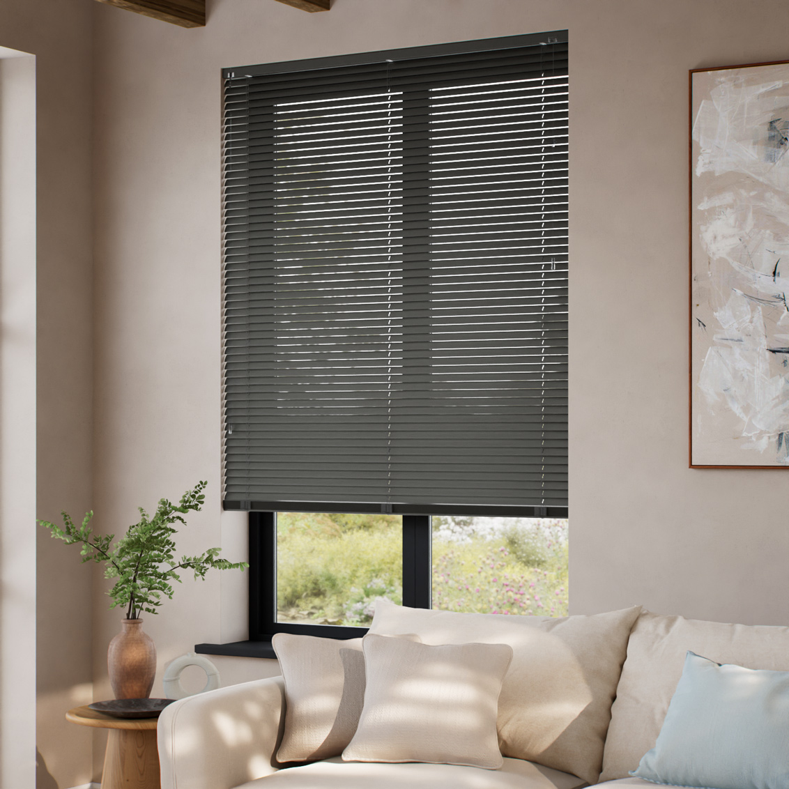 Oscar Matte Shadow Grey Venetian Blinds