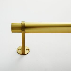 Simple Antique Brass Curtain Rod