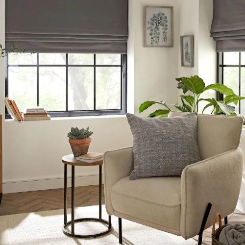 Stylish Blackout Roman Shades