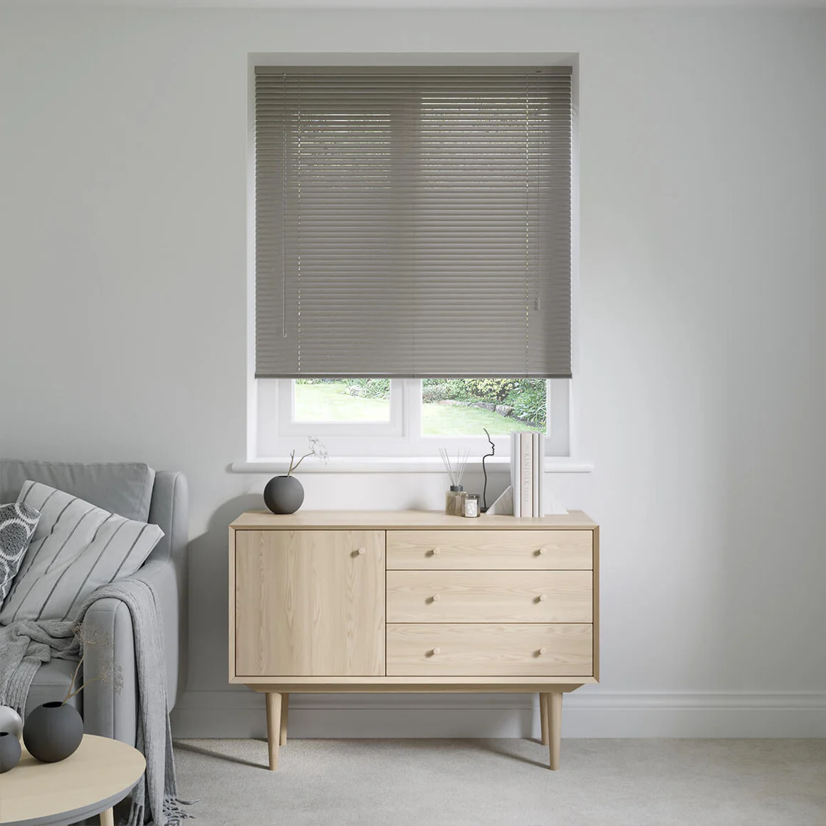 Gunmetal Grey 25mm Venetian Blinds