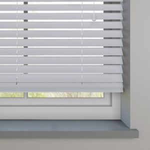 Realm Taped Grey Wooden Blinds