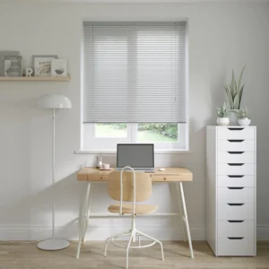Silver Shimmer 25mm Venetian Blinds