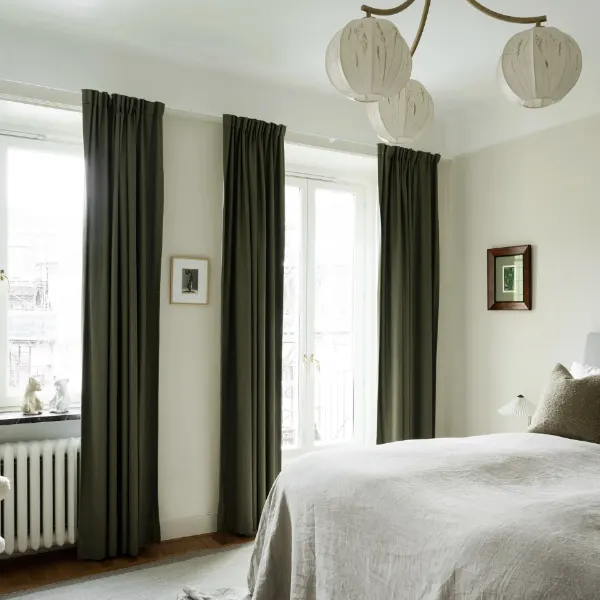 dark blackout curtains dubai apartment bedroom