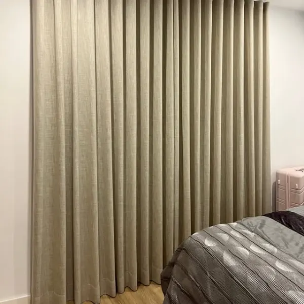luxury blackout curtains dubai wave style