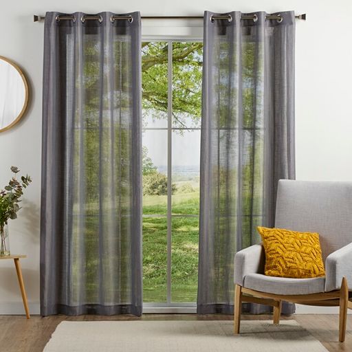 Eyelet Sheer Curtains