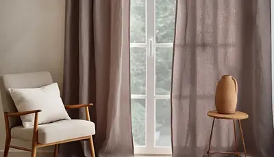 Linen Fabric Curtains for Dubai home