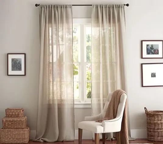 Linen Sheer Curtain Dubai