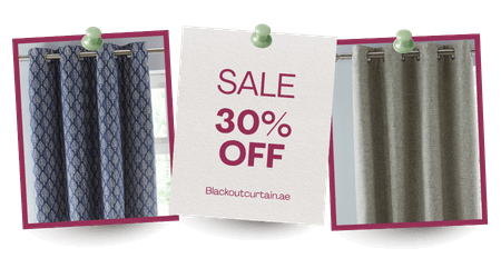 Eyelet Curtain Sale Banner