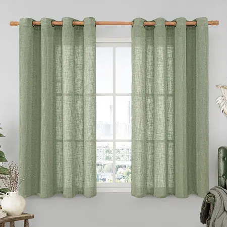 Sage Linen Curtain