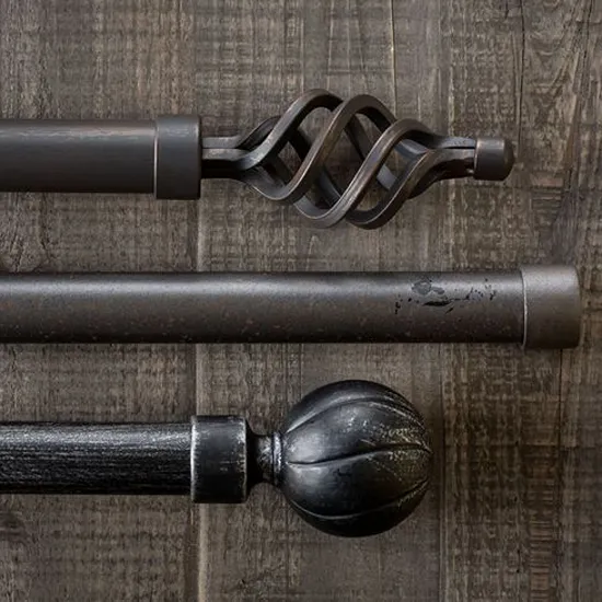 Wrought iron Curtain rods