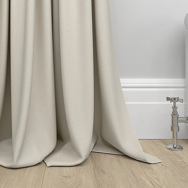 Blenheim Drift Cream Textured Wave Curtain