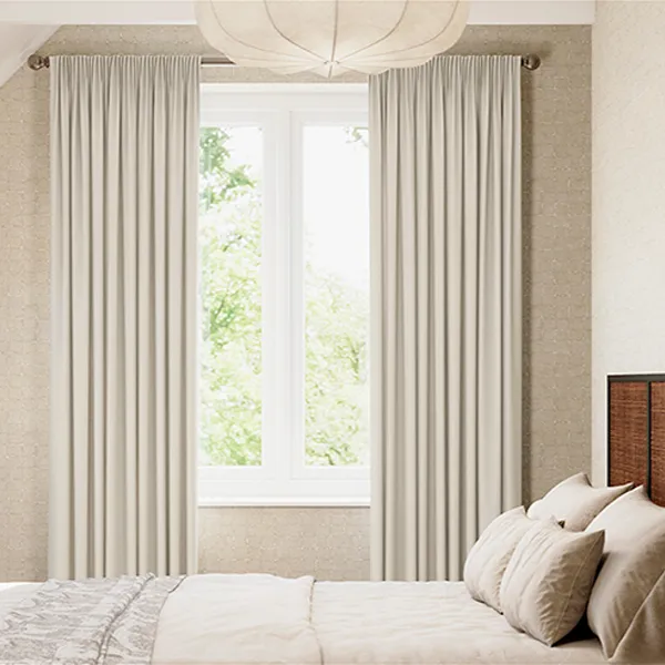 Blenheim Drift Cream Textured Wave-Curtains