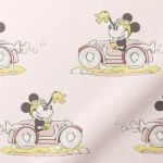 Minnie On The Move Blush Disney Pink Curtains