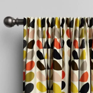 Orla Kiely Multi Stem Tomato Designer Red Curtains