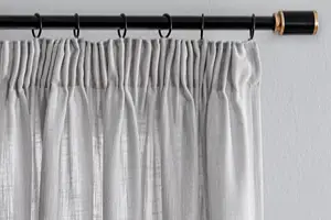 Sheer Pencil Pleat Curtain