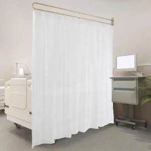 White U-Shape Hospital Privacy Partition Curtain