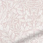 William Morris Acorn Sorbet Pale Pink Curtain