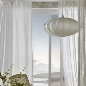 Linen Look Recycled Voile Curtain