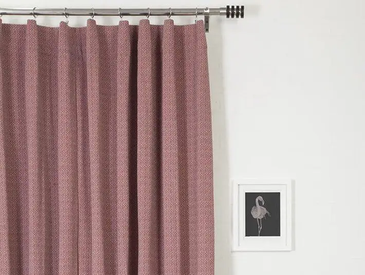 Pink Cotton Curtain