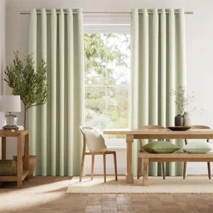 Pistachio Green Stripe Curtains
