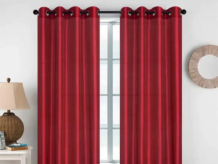 Red Silk Curtain