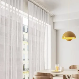 Traveller Linen Voile Curtain